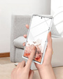 Case for Samsung Galaxy S22 Ultra, Suritch Full Body Marble, white