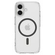 Spigen Ultra Hybrid MagSafe Case for iPhone 17, Clear/Graphite