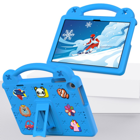 Children's case for Lenovo Tab M10 10.1 Gen 3 TB-328FU/TB-328XU, Cute Patterns, with stand, blue