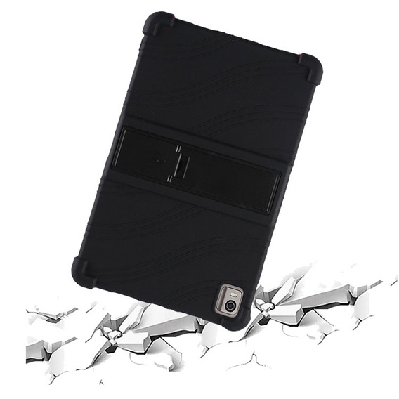 Silicone case for Nokia T21, Impact, armor, black