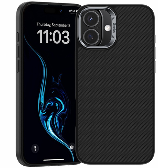 BENKS Kevlar Armour PRO Case with MagSafe for iPhone 16