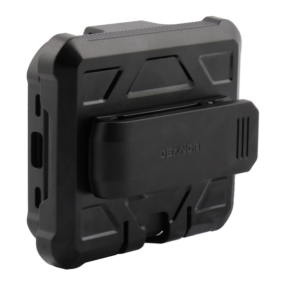 Armored Case for Samsung Galaxy Z Flip 4 5G, Dexnor Clip Holder, black