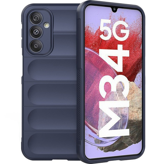 Case for Samsung Galaxy M34, Gaming Shockproof, dark blue