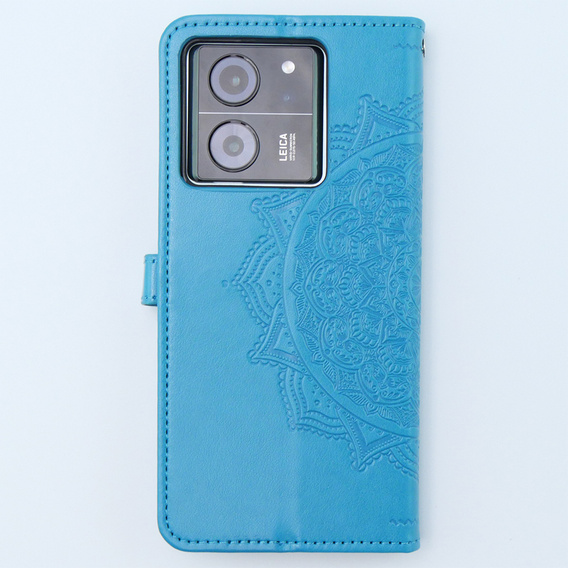 Flip case for Xiaomi 13T / 13T Pro, Mandala, blue