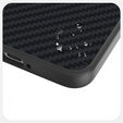 ABEEL Case for Xiaomi 15 Ultra, Carbon Fiber, for MagSafe, black