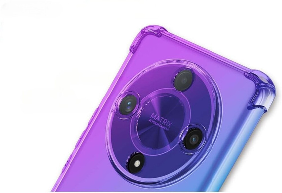 Case for Honor Magic 6 Lite 5G, Gradient Dropproof, Purple / blue
