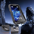 Waterproof Case, SHELLBOX IP68 MagSafe, Black for iPhone 16