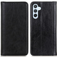 Case for Samsung Galaxy S24, Wallet Litchi Leather, black