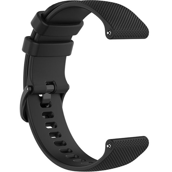 Silicone strap for Huawei Watch GT Runner / GT 3 46mm, Black