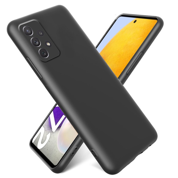 Case for Samsung Galaxy A72 / A72 5G, Silicone Lite, black