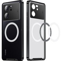 Camera Protection Case for Xiaomi 13T / 13T Pro, CamShield MagSafe, transparent / black