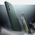 Spigen case for Samsung Galaxy S24, Liquid Air, green + 9H Tempered Glass