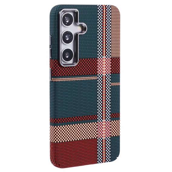 MagSafe's Samsung Galaxy S25+ Plus Case, Carbon Fiber, red / green