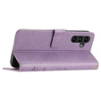 Flip case for Samsung Galaxy A55 5G, Wallet, Butterfly, purple