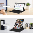Keyboard case for Lenovo Tab M11 10.95" / Idea Tab 11" / Tab K11 11" (2 gen.), Rotary 360° Leather, black