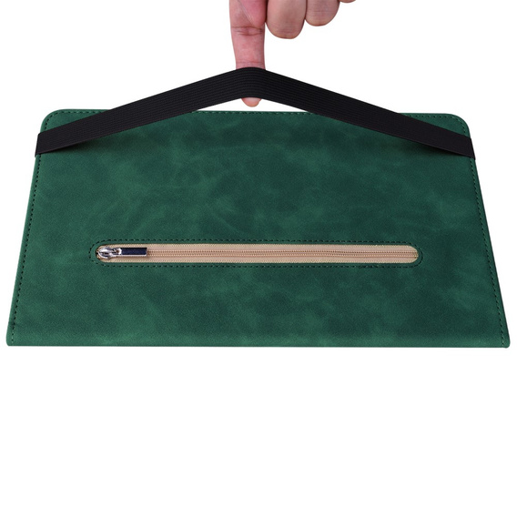 Case for Lenovo Tab P11 Pro Gen 2, Wallet Pen Slot, green