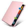 Case for iPad 10.2" 2021/2020/2019 (9/8/7 gen.), with stylus space, 360° rotatable, pink