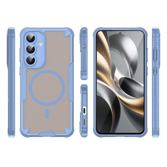 Armoured case for Samsung Galaxy S25 FE, for MagSafe, matt black