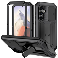 Armored case for Samsung Galaxy S25, R-JUST, black