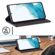 Flap case for Samsung Galaxy A56, Carbon LC.IMEEKE, black