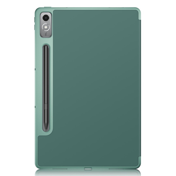 Case for Lenovo Tab P12, Smartcase with stylus space, green