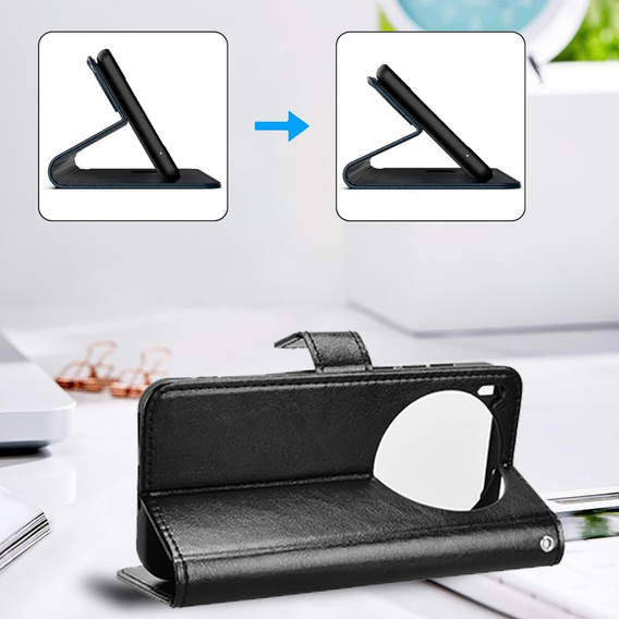 Crazy Horse Wallet flip case for Vivo X300