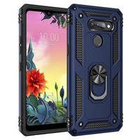Armor Case for LG K50S, Nox Case Ring, dark blue