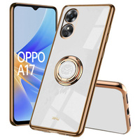 Case for Oppo A17, Electro Ring, white
