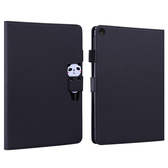 Case for Lenovo Tab M10 Plus 10.6 Gen 3, with flap, animal, black