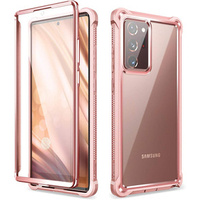Armored case for Samsung Galaxy Note 20 Ultra, Dexnor Full Body, pink rose gold