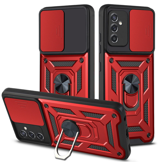 Case for Samsung Galaxy M52 5G, CamShield Slide, red