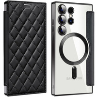 Flip case for Samsung Galaxy S24 Ultra, RFID Wallet MagSafe CamShield, black