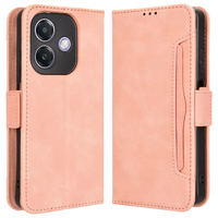 Flip case for Oppo A40 / Oppo A40m, Card Slot, pink