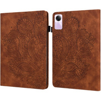 Flap case for Xiaomi Redmi Pad SE 11", flower, brown