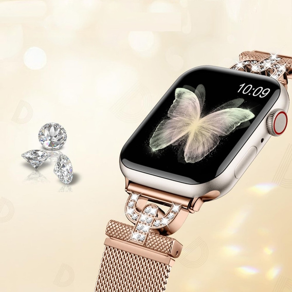 Milanese bracelet for Apple Watch 1/2/3/4/5/6/7/8/SE (38/40/41 MM) - Black