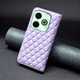 Flip case for Infinix Hot 40i, Wallet, BINFEN COLOR, purple