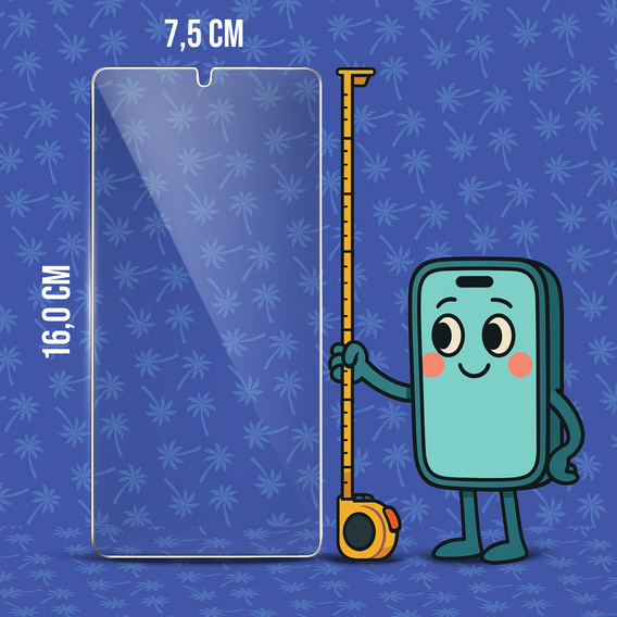 Diamond Palm Tempered Glass for Samsung Galaxy S25 Ultra