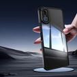 Case for Sony Xperia 10 VI, Fusion Hybrid, with camera protection, transparent / black