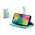 Flip case for iPhone 16 Pro, Wallet Zipper Pocket, green