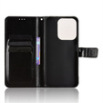 Flip case for Xiaomi Redmi 15C 4G/LTE, Crazy Horse Wallet, black
