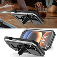Case for iPhone 16 Pro, R-JUST CamShield Slide, armoured, black