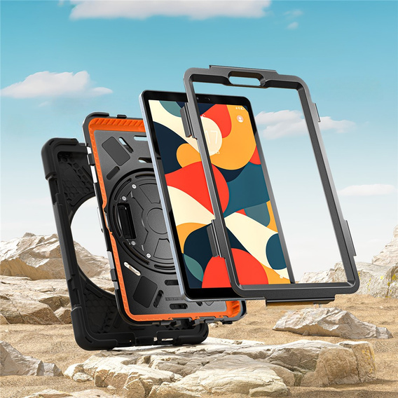 Armoured case with stand and shoulder strap for Lenovo Tab One