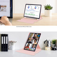 Keyboard case for Samsung Galaxy Tab S6 Lite 2024 / 2022 / 2020, Rotary 360° Leather, pink rose gold