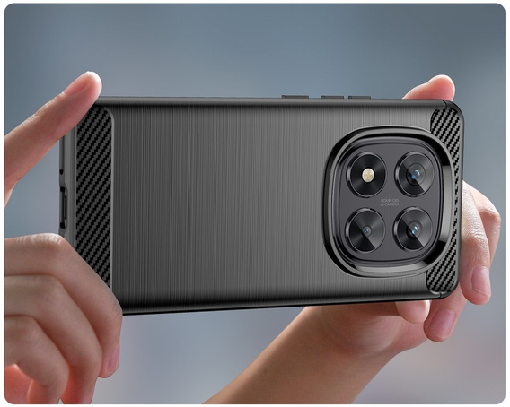 Case for Xiaomi Redmi Note 14 Pro, Carbon, black