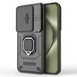 Case for Huawei Pura 70 Ultra, KickStand Camera Lens, black