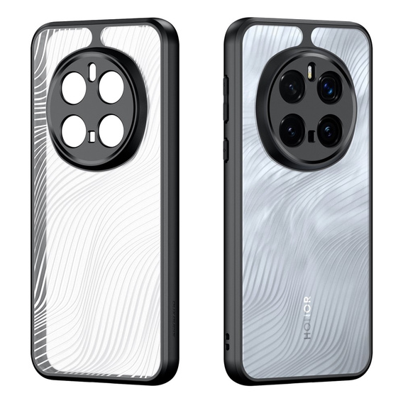 DuxDucis case for Honor Magic 7 Pro, Aimo case, transparent / black