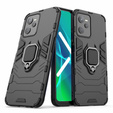 Case for Realme C35, Kickstand Ring, black