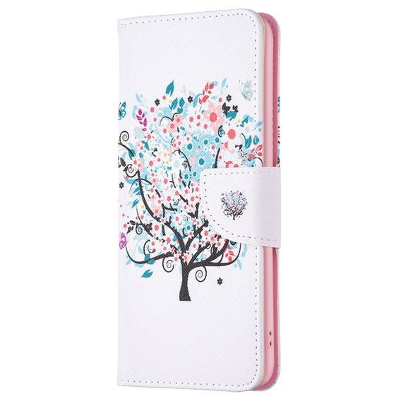 Flip case for Xiaomi 13T / 13T Pro / Redmi K60 Ultra, Wallet, colorful tree, white
