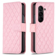 Flip case for Samsung Galaxy Z Fold6 5G, Wallet, BINFEN COLOR, pink