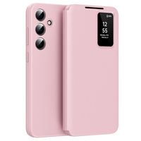 Flip case for Samsung Galaxy A55 5G, Smart View Wallet, pink